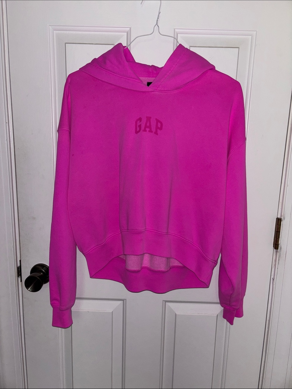 GAP Vibrant Pink Logo Hoodie